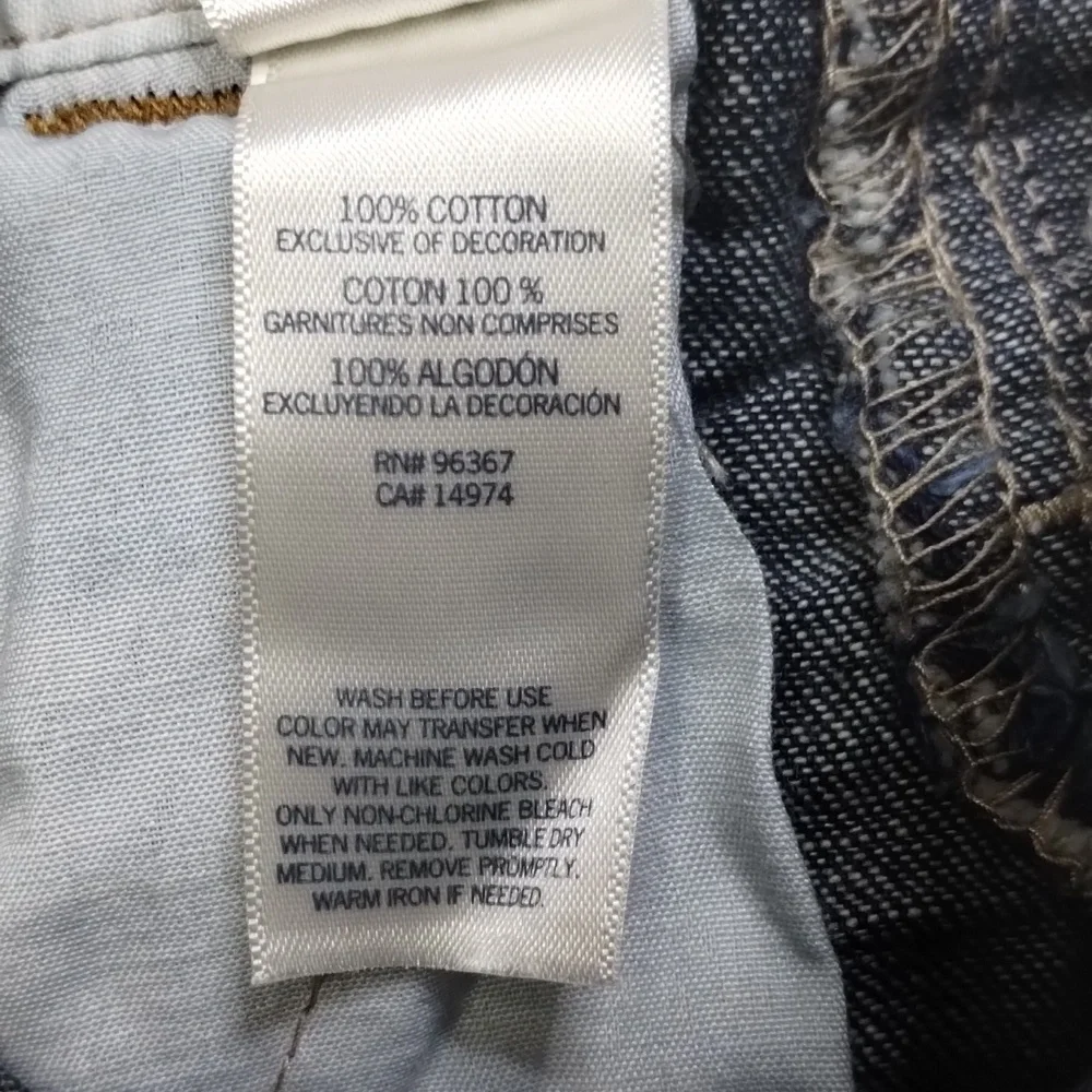 OshKosh B'gosh Denim Shortalls Overalls Dark Wash Size 6M
